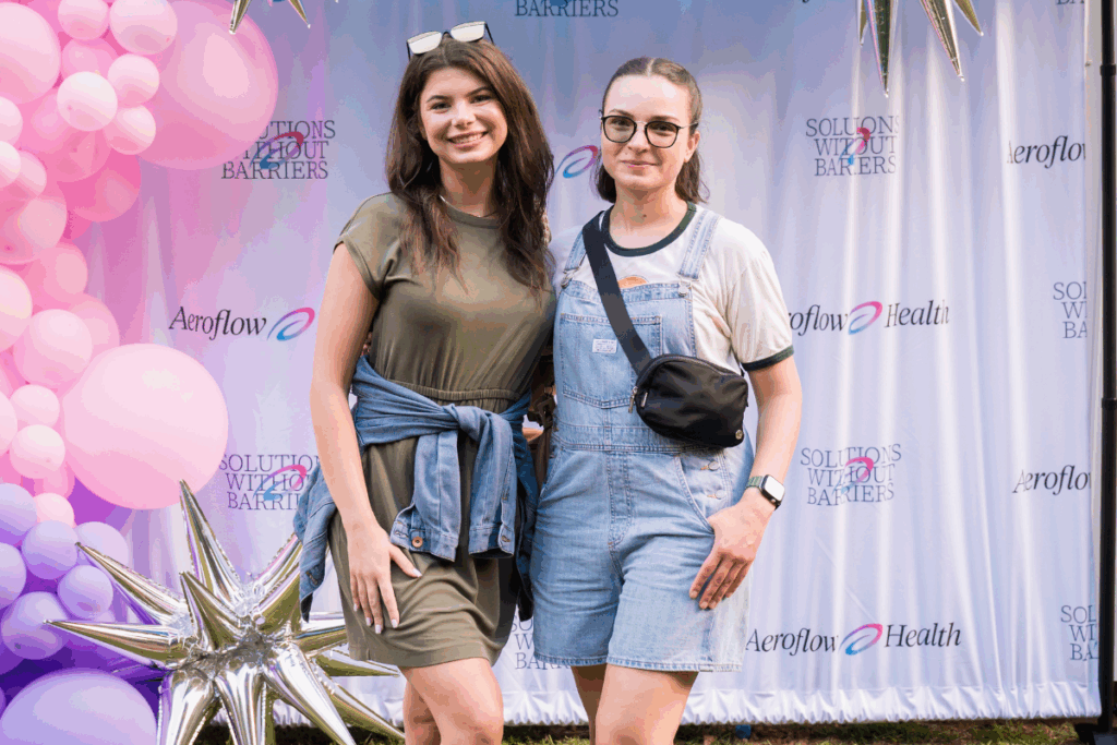 image of two coworkers at aeroflow health